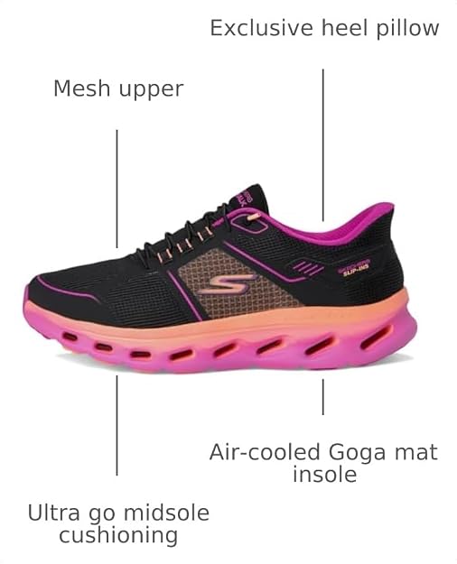 Skechers Women's Go Walk Glide Step 2.0 Elektra Hands Free Slip-ins